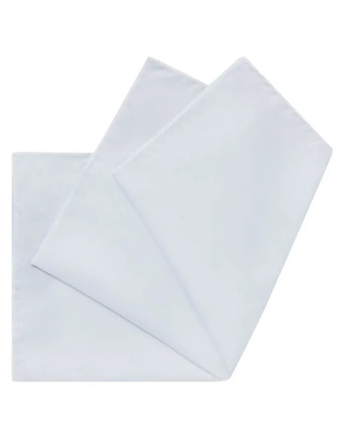 Van Heusen Pocket Square in White