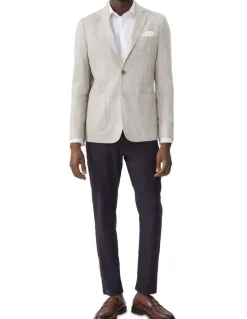 Van Heusen Slim Easy Care Linen Blazer Sage