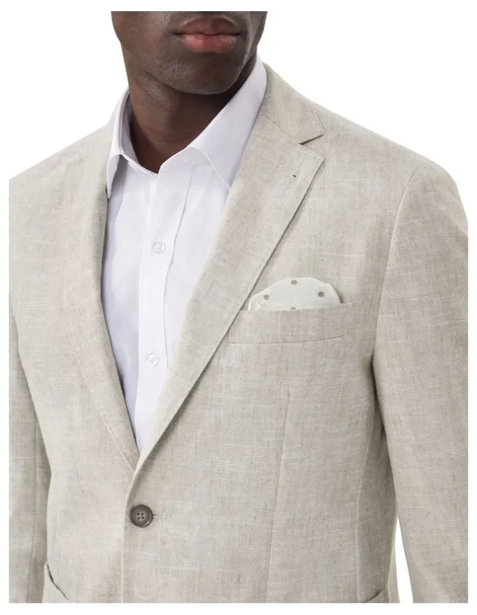 Van Heusen Slim Easy Care Linen Blazer Sage