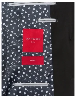 Van Heusen Slim Suit Jacket in Black