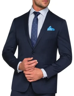 Van Heusen Tailored Suit Jacket in Navy