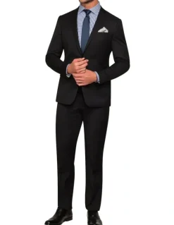 Van Heusen Tailored Suit Jacket in Black