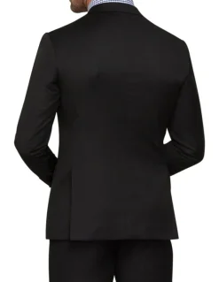 Van Heusen Tailored Suit Jacket in Black