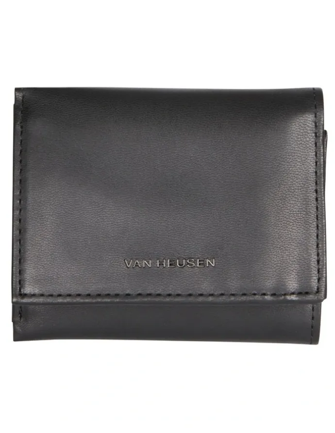 Van Heusen Trifold Wallet with ID Window in Black