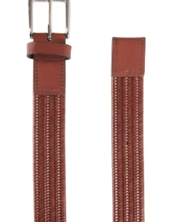 Van Heusen Woven Stretch Belt in Tan