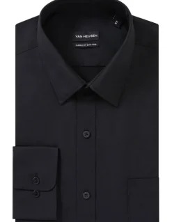 Van Heusen Cotton Long Sleeve Business Shirt in Black