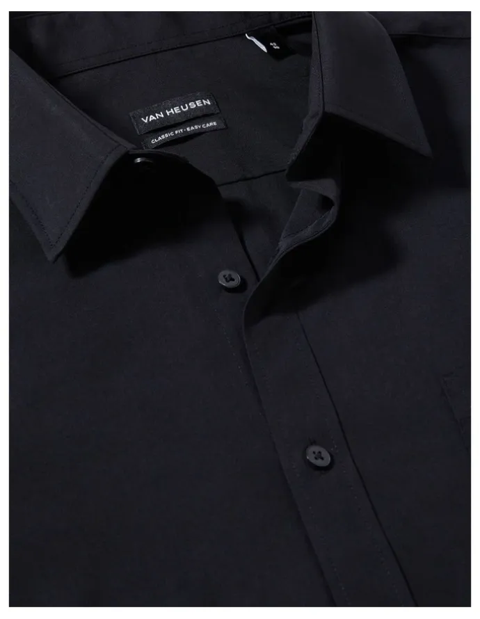Van Heusen Cotton Long Sleeve Business Shirt in Black