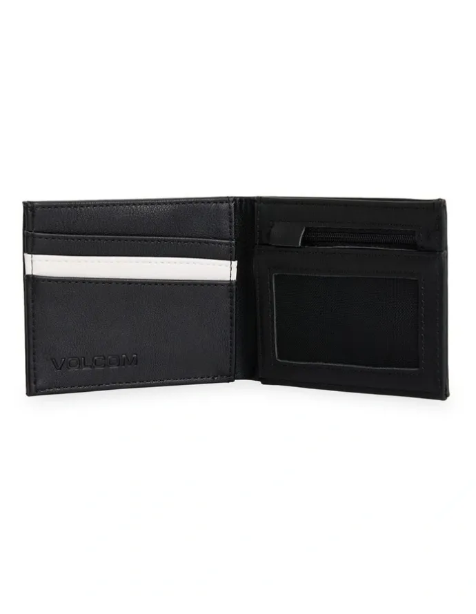 Volcom Slim Stone Wallet in Black