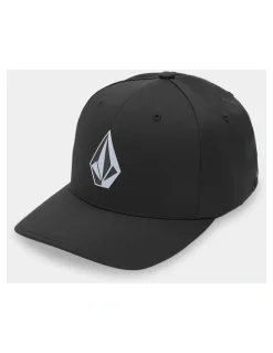 Volcom Stone Tech Flexfit Delta Cap in Black