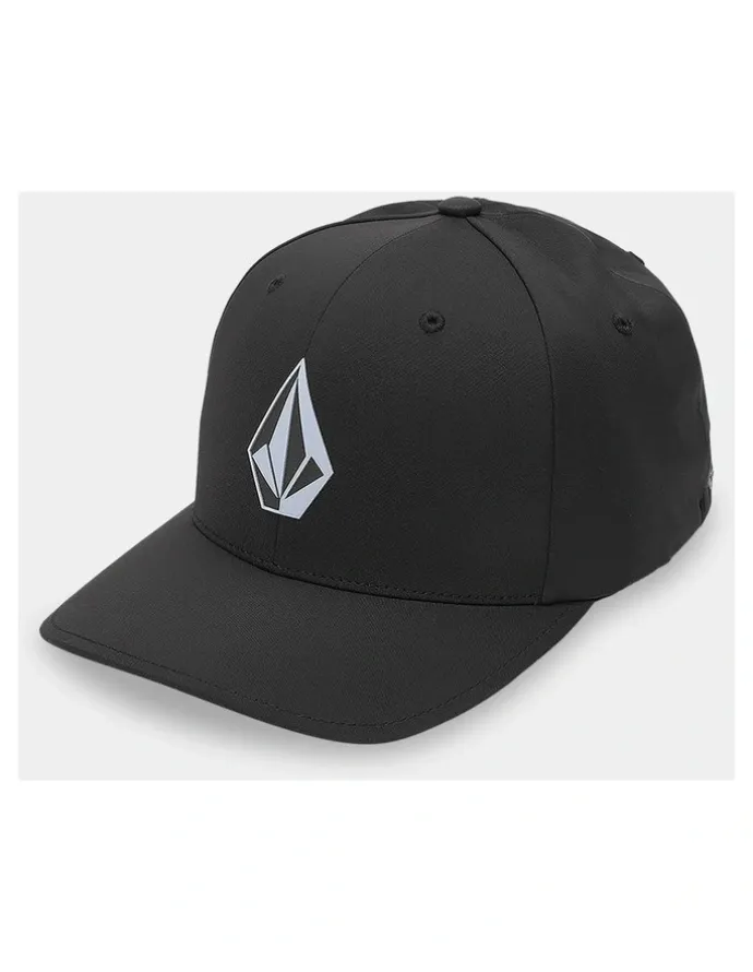 Volcom Stone Tech Flexfit Delta Cap in Black