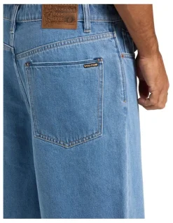Volcom Billow 2 Denim Shorts 22 in Blue