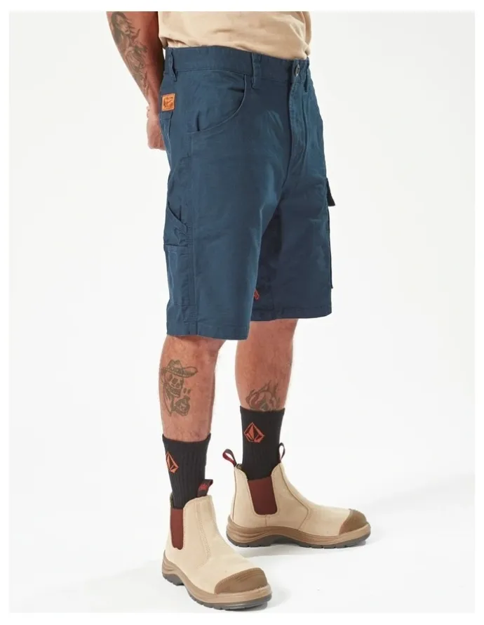 Volcom Caliper Work Shorts 20 Inch in Blue