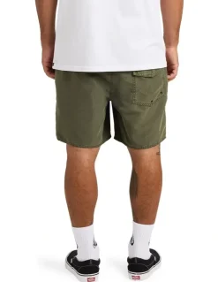 Volcom Center 17 Trunk in Green
