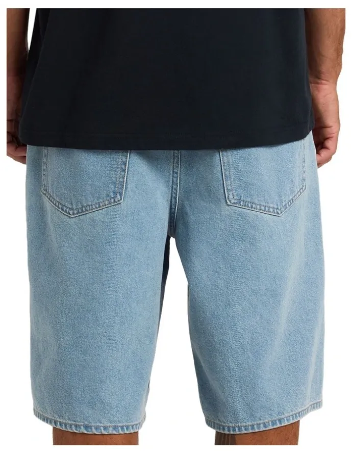 Volcom Chillow 2 Denim Shorts 24 in Blue