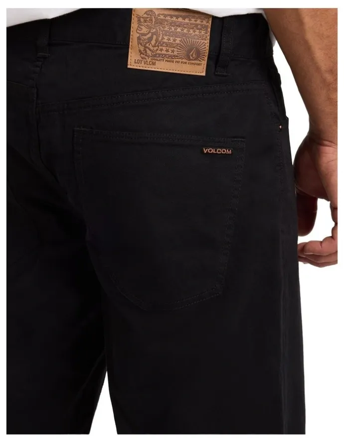 Volcom Solver Lite 5 Pocket Shorts 19 Inch in Black