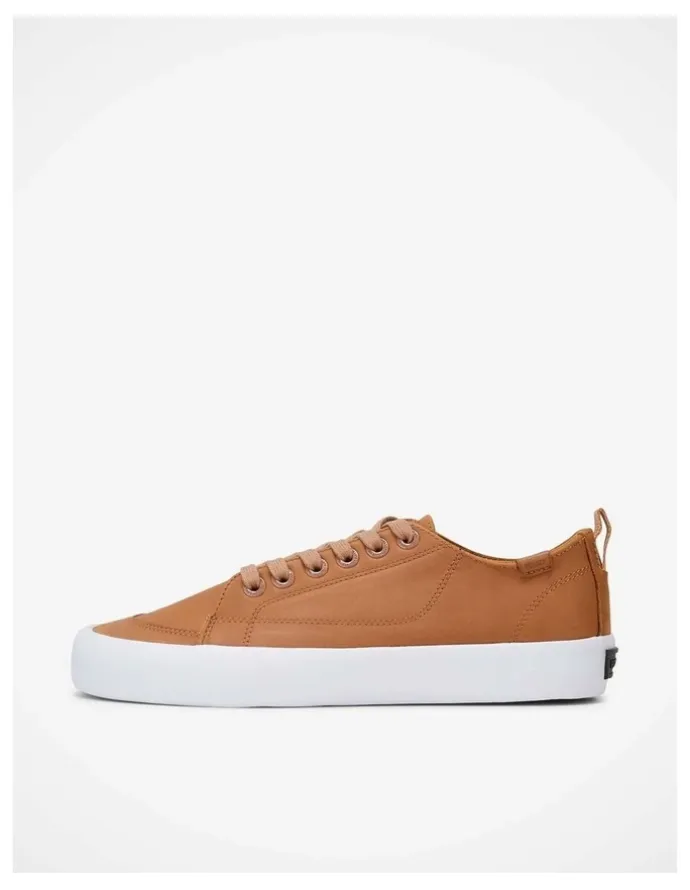 Volley Deuce Leather Sneakers in Tan