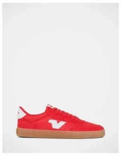 Volley Baseline Nylon Sneakers in Red