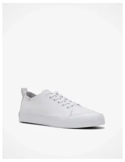 Volley Deuce Leather Sneakers in White