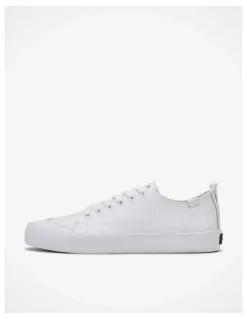 Volley Deuce Leather Sneakers in White