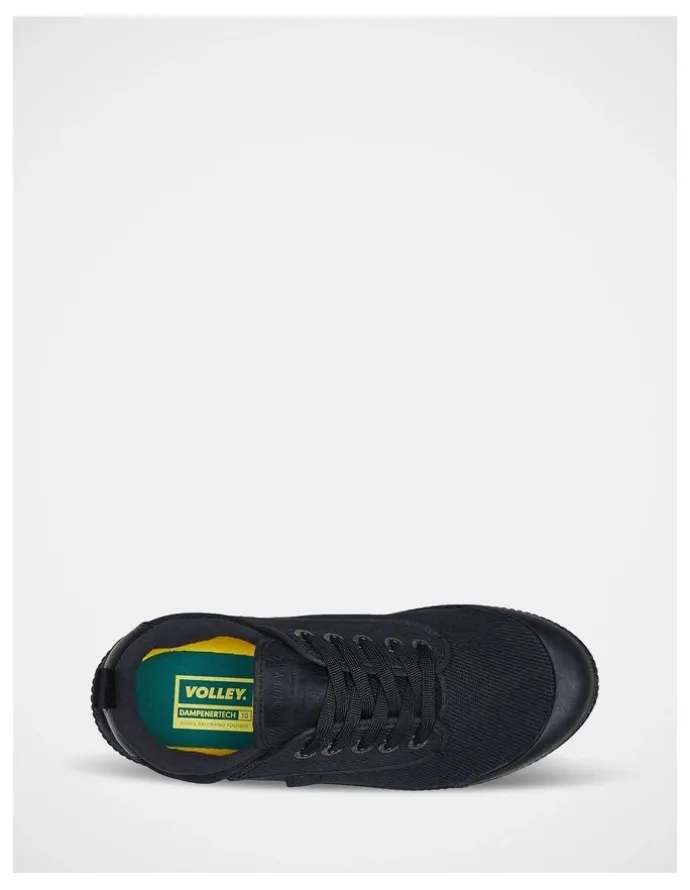 Volley Heritage Low Canvas Sneakers in Black