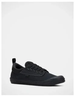 Volley Heritage Low Canvas Sneakers in Black