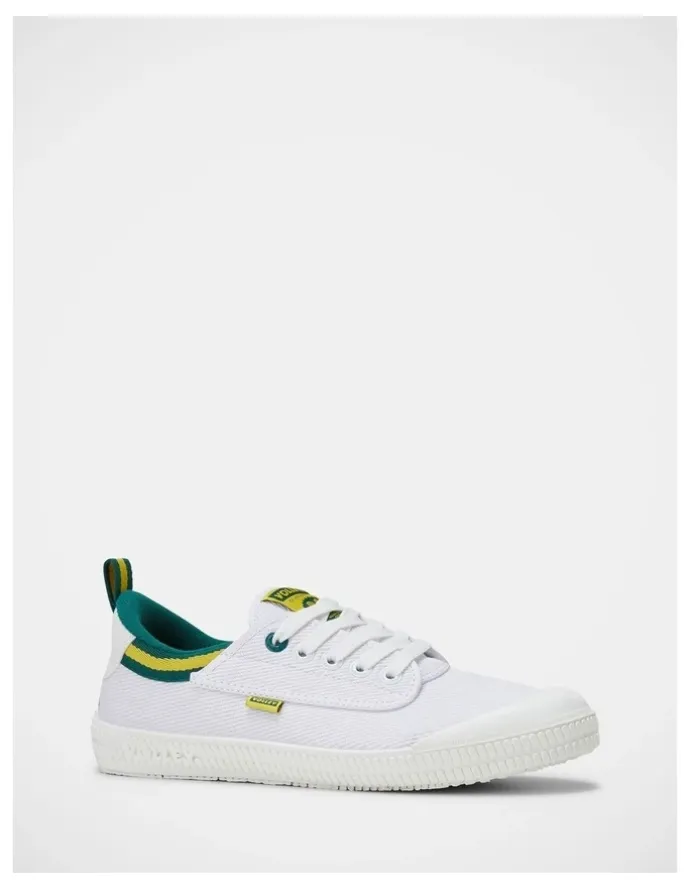 Volley Heritage Low Canvas Sneakers in White