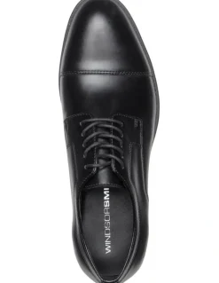 Windsor Smith Francis Lace Up in Black Leather