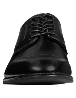 Windsor Smith Francis Lace Up in Black Leather