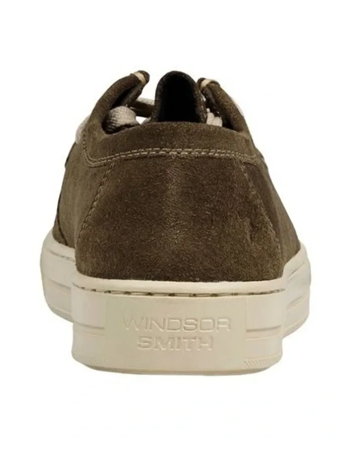 Windsor Smith Bronson Shoes in Tobacco Suede