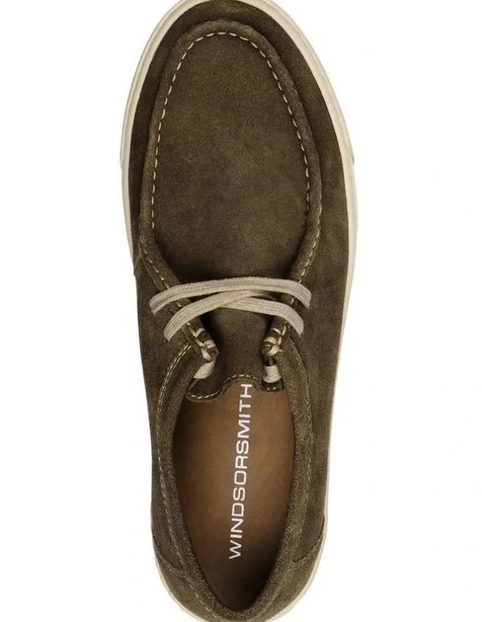Windsor Smith Bronson Shoes in Tobacco Suede