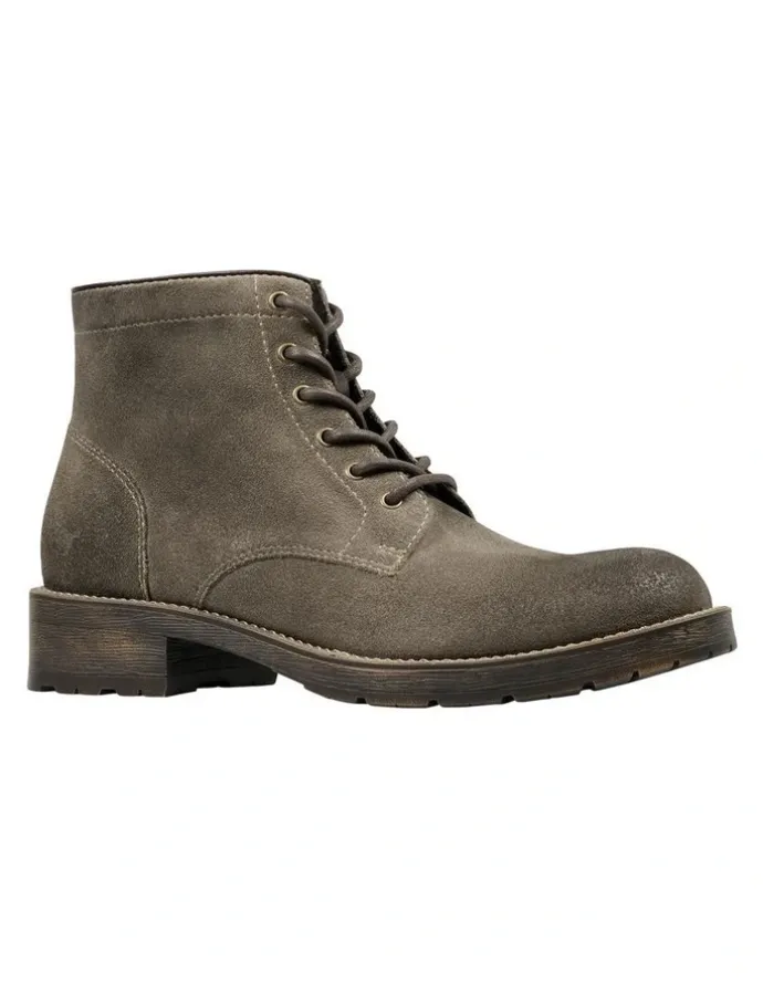 Windsor Smith Garner Boots in Dark Stone Suede
