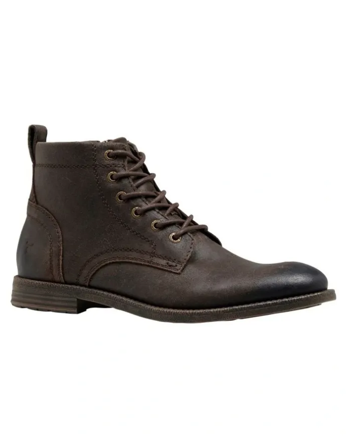 Windsor Smith Sebastian Boot in Brown Oil Suede