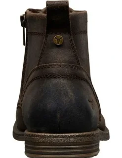 Windsor Smith Sebastian Boot in Brown Oil Suede