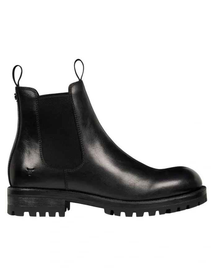 Windsor Smith Walker Boots in Black Leather