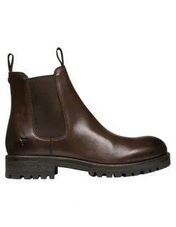Windsor Smith Walker Boots in Marron Brown Leather