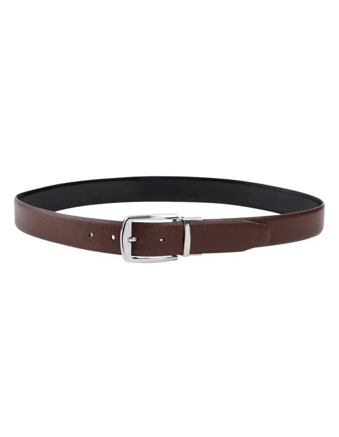 yd. Alfie Textured Belt in Choc/Black