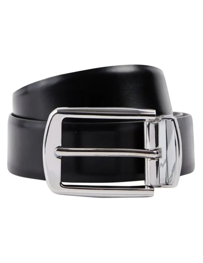 yd. Alfie Textured Belt in Choc/Black