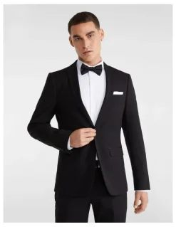 yd. Aston Slim Fit Suit Jacket in Black