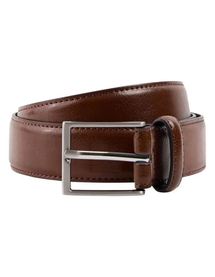yd. Bobbi Leather Belt in Tan
