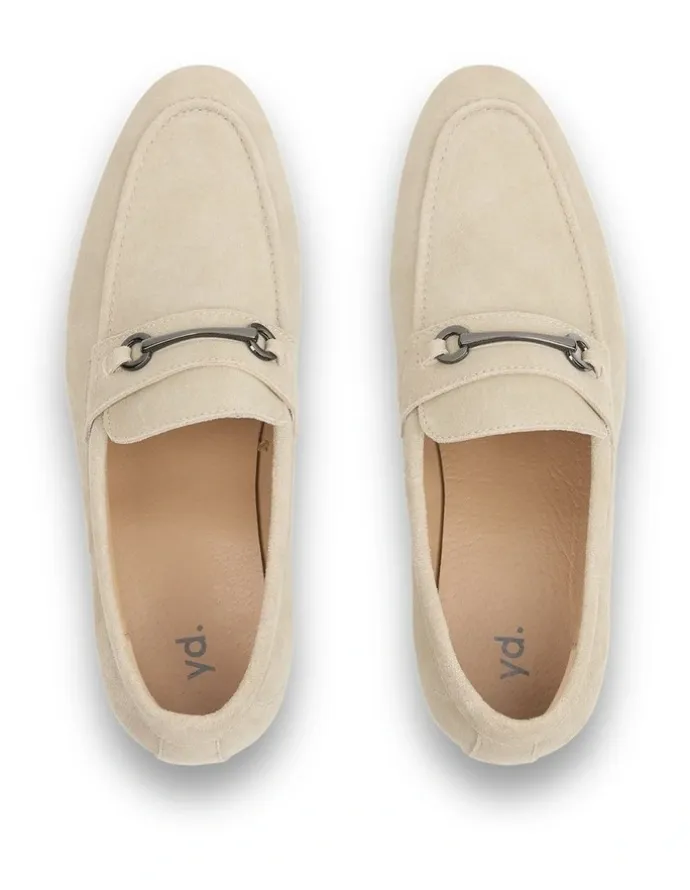 yd. Cory Suede Loafer in Natural