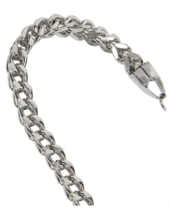 yd. Cube Chain Bracelet in Silver