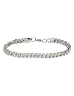 yd. Cube Chain Bracelet in Silver