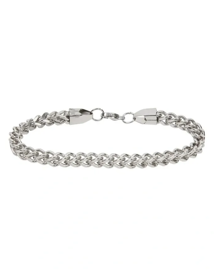 yd. Cube Chain Bracelet in Silver