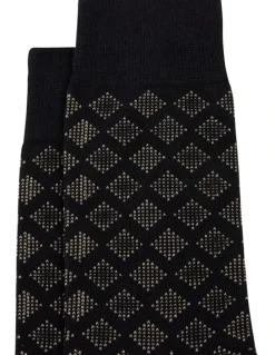 yd. Diamond Socks in Black