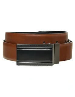 yd. Fredrick Reversible Belt in Black/Brown