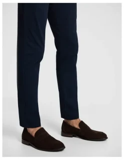 yd. Orlando Suede Loafer in Chocolate
