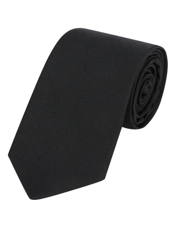 yd. Premium Silk 7.5 Cm Width Tie in Black