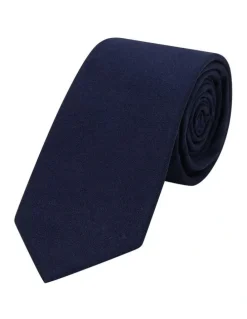 yd. Premium Silk Width Tie 6.5cm in Navy