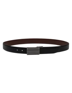 yd. Rowan Textured Belt in Black/Choc