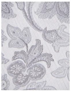 yd. Vernazza Floral 6.5 Cm Tie in Silver